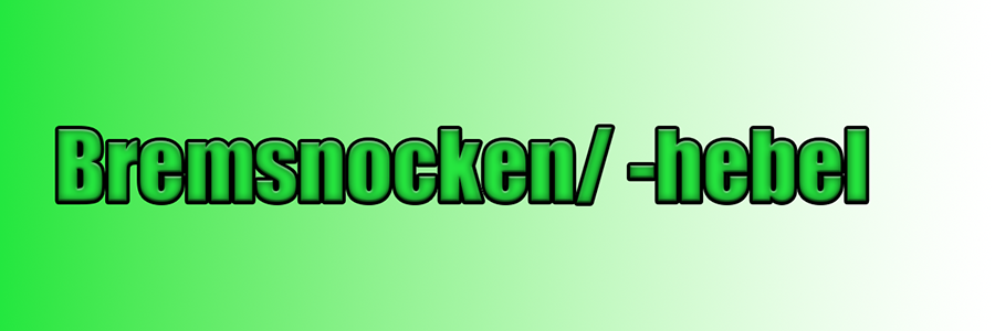 Bremsnocken/ -hebel