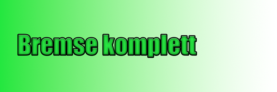 Bremse komplett