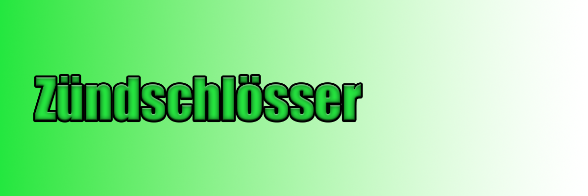Zündschlösser