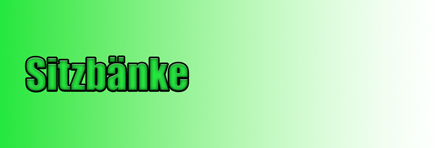 Sitzbänke