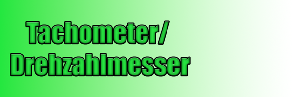 Tachometer/ Drehzahlmesser und Zubehör