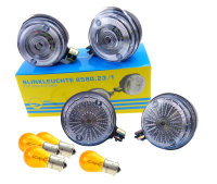 Set Blinkleuchten/ Blinker komplett, weiß, für...