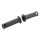 Set Griffgummis, schwarz, Rändelprofil, inkl. Loch zur Blinkerbef. für Simson KR51, SR4-