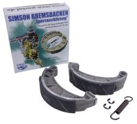 Set Sport-Bremsbacken ø 124 mm für Simson