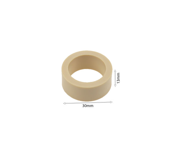 Distanzstück links (Kunststoff, beige) - für Lenker ø 22 mm - KR51, Vogelserie, MZ TS