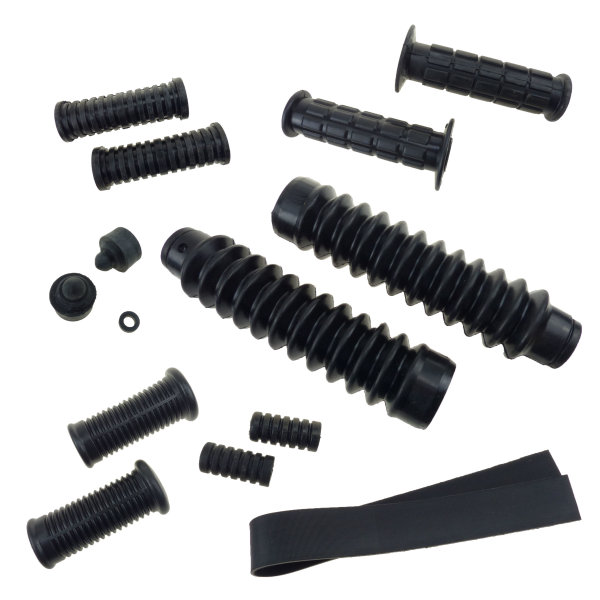 Set Gummiteile, schwarz für Simson S50, S51, S70