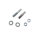 Normteile-Set Simson Schwalbe KR51/1 Handhebel (Kunststoffhebel)