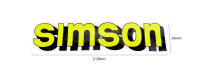 Klebefolie/ Aufkleber „SIMSON""-Tank,...