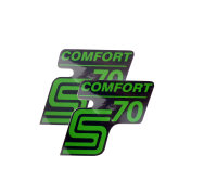 Set Schriftzug/ Klebefolie „S70 Comfort“...