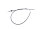 Bowdenzug, Gas (BVF) - schwarz – Simson SR50, SR80, SD50, Duo 4/2