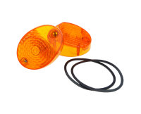 Set Lichtaustrittscheiben 8580.26, orange für Simson...