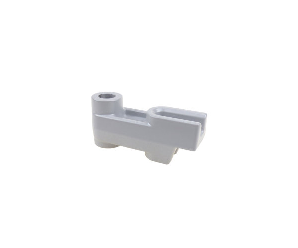 Distanzstück, hinten, Alu, PPB silber – Simson Mokick / Roller