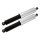 Set Federbeine vorn, schwarz und Chromhülse für Simson KR51, SR4-2, -3, -4