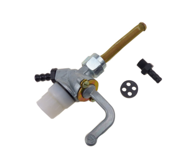 Benzinhahn mit Wassersack im DDR-Design für Simson Schwalbe KR51/1, KR51/2