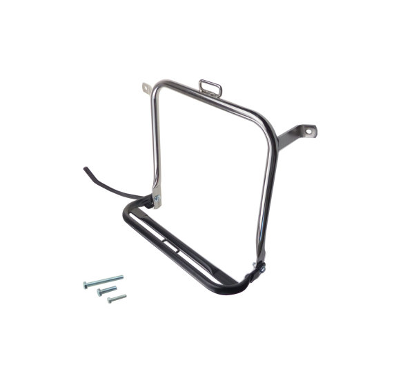 Seitengepäckträger links – schwarz, Chrom Simson S50, S51, S70