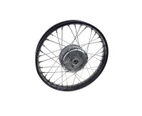 Speichenrad 1,5x16 Zoll Alufelge schwarz eloxiert und...