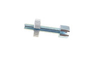 Stellschraube lang, mit Rändelmutter M6x30 -...