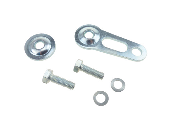 Set Halter Tachometer und DZM, verzinkt für Gussgabelführung für Simson S50, S51, S70