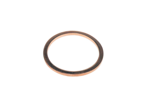 Dichtring 28x33x2 mm Kupfer massiv, Krümmerdichtung für Simson