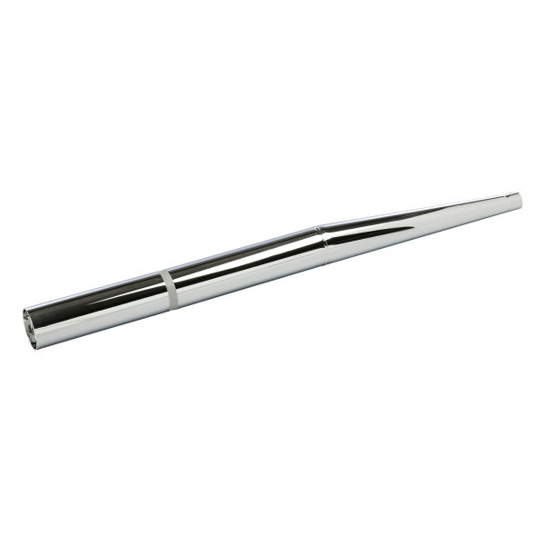 Auspuff einteilig hinten gerade, L=1060mm 35mm verchromt für MZ TS / ES 125, 150