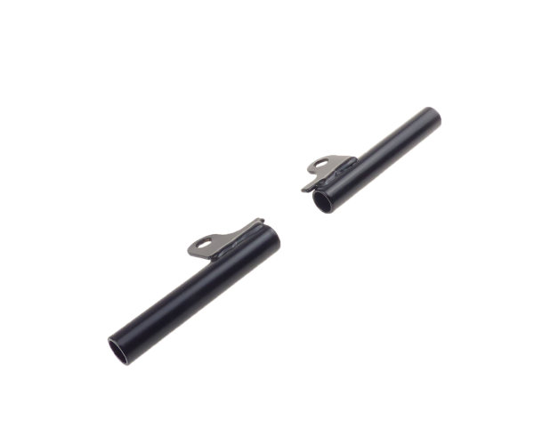 Set Blinkleuchtenhalter vorn, schwarz, MZ ETZ