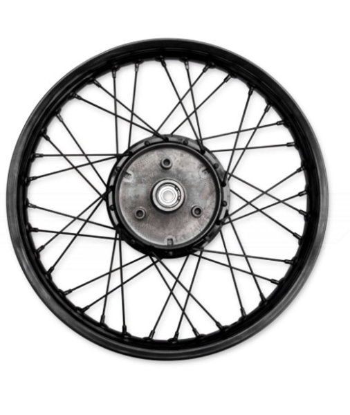 Speichenrad schwarz 1,50 x 16 für Simson