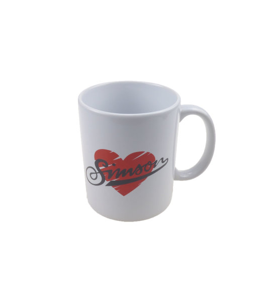 Tasse weiß mit Motiv ,,I love SIMSON