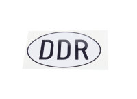 Aufkleber/ Schriftzug „DDR“ 150 x 90mm
