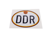 Aufkleber/ Schriftzug „DDR mit Wappen“ 100 x...