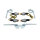 Set LED Blinker Mini mit Gewinde inkl. Blinkerhalter, Simson S50, S51, S70