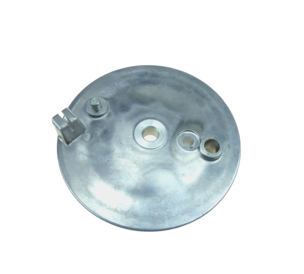 Bremsankerplatte/ Bremsschild hinten ohne Bohrung für Simson SR50, SR80