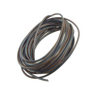 Kabel schwarz/ braun, 1,5 mm², 5 Meter