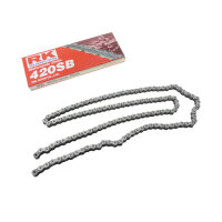 Standardkette 120 Glieder, 420 SB, mit Clipschloss...