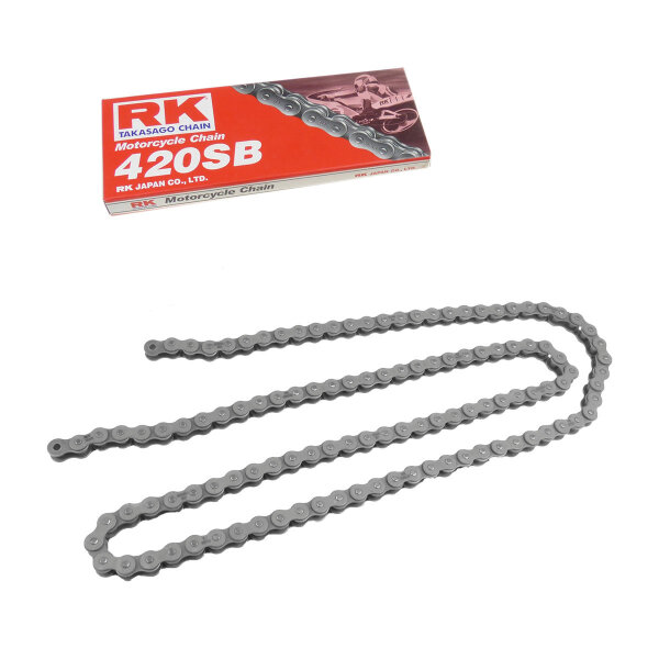 Standardkette 116 Glieder, 420 SB, mit Clipschloss für Simson