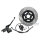 Handbremszylinder für Seriengasgriff mit Bremssattel, Scheibe Ø220 mm, Bremsschlauch 815 mm, Simson S51, S70, S53, S83