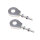 2x Kettenspanner verstärkt ALU für Simson S51 SR4 KR51 Schwalbe SR50 - silber