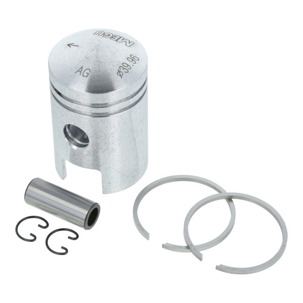 Kolben komplett - Grundmaß Ø 39,96  für Simson Schwalbe KR51/1, Vogelserie, S50