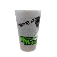 Trinkbecher/ Becher "Wischers Motoshop" 0,4l