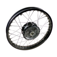 Speichenrad 1,5 x 16 Aluminium schwarz glänzend...