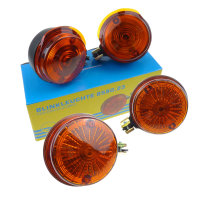 Satz Blinker vorn, hinten in orange Simson S50, S51, S70,...